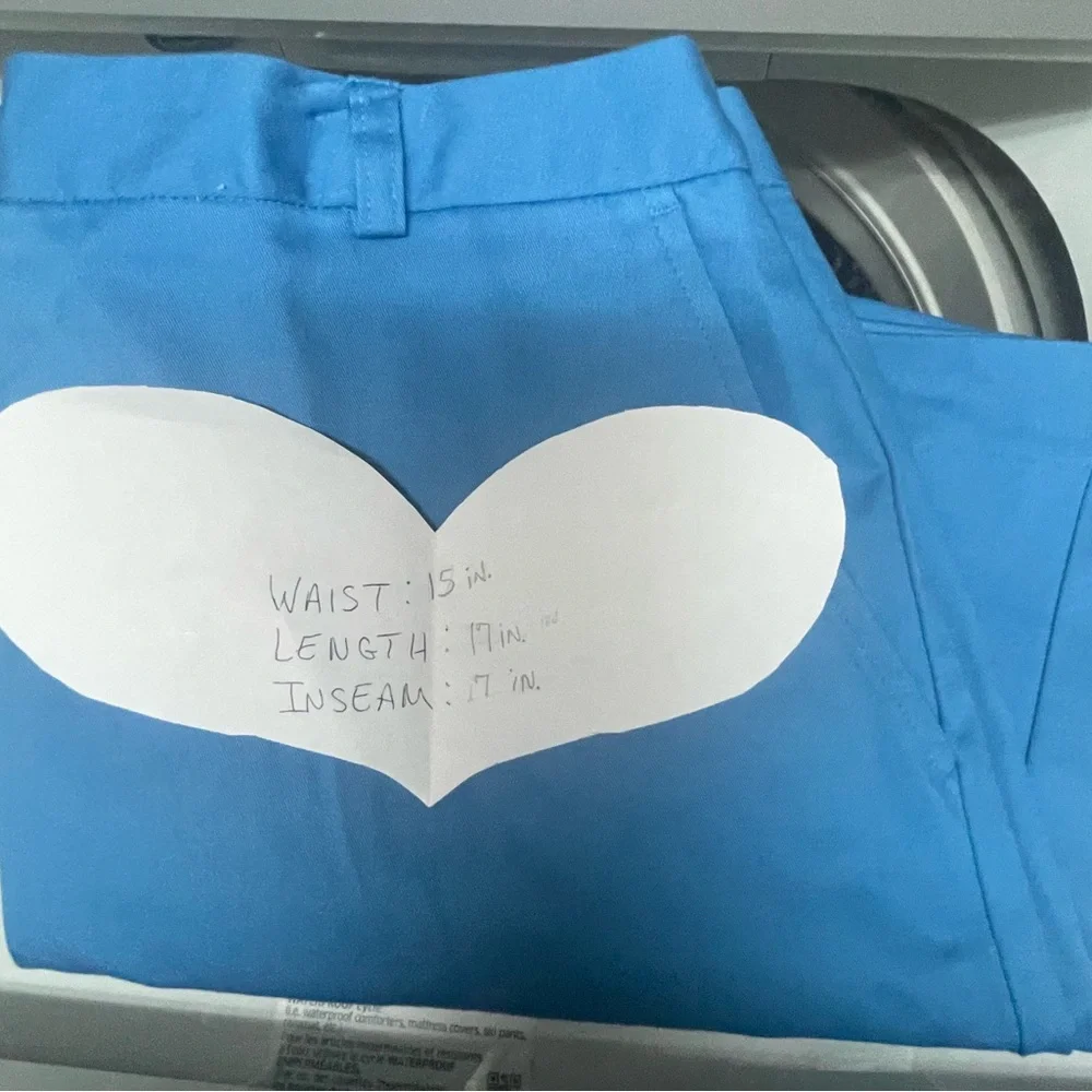 Kim Rogers Bright Blue High-Rise 2 Pocket Shorts - Picture 4 of 6